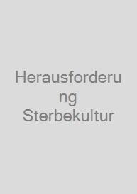 Cover Herausforderung Sterbekultur