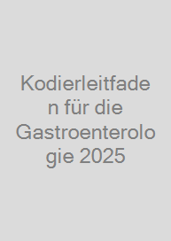 Cover Kodierleitfaden für die Gastroenterologie 2025