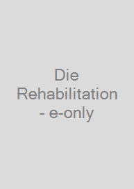 Cover Die Rehabilitation - e-only