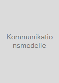 Cover Kommunikationsmodelle