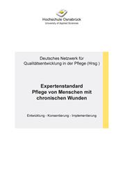 Cover Expertenstandard Pflege von Menschen mit chronischen Wunden, 2. Aktualisierung (Juni 2025)