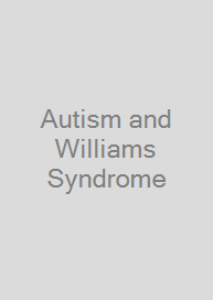 Cover Autism and Williams Syndrome