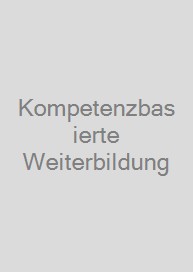 Cover Kompetenzbasierte Weiterbildung