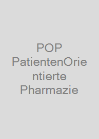 POP PatientenOrientierte Pharmazie