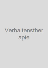Cover Verhaltenstherapie