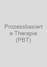 Cover Prozessbasierte Therapie (PBT)