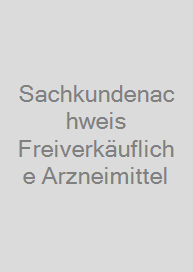 Cover Sachkundenachweis Freiverkäufliche Arzneimittel