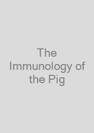 Cover The Immunology of the Pig