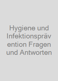 Cover Hygiene und Infektionsprävention Fragen und Antworten
