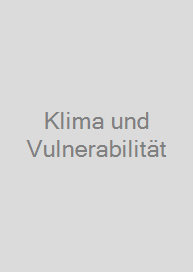 Cover Klima und Vulnerabilität