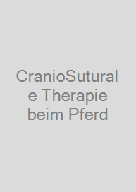 Cover CranioSuturale Therapie beim Pferd