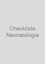 Cover Checkliste Neonatologie