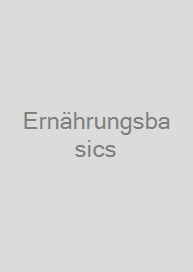 Cover Ernährungsbasics
