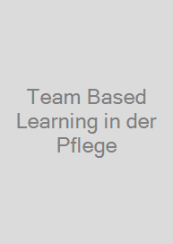 Cover Team Based Learning in der Pflege