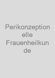 Cover Perikonzeptionelle Frauenheilkunde