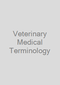 Cover Veterinary Medical Terminology