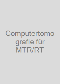 Cover Computertomografie für MTR/RT