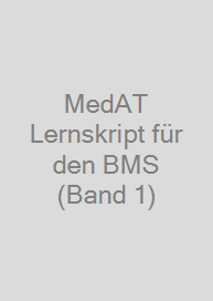 Cover MedAT Lernskript für den BMS (Band 1)