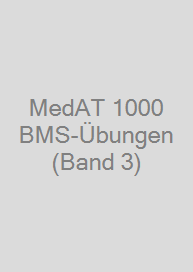 Cover MedAT 1000 BMS-Übungen (Band 3)