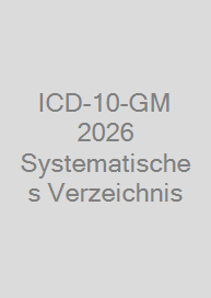 Cover ICD-10-GM 2026 Systematisches Verzeichnis