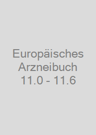 Cover Europäisches Arzneibuch 11.0 - 11.6