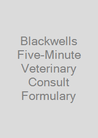 Cover Blackwells Five-Minute Veterinary Consult Formulary