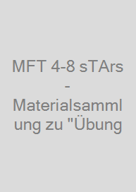 Cover MFT 4-8 sTArs - Materialsammlung zu "Übung & Spaß mit Muki, dem Affen" für Therapeutinnen und Therapeuten