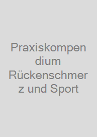 Cover Praxiskompendium Rückenschmerz und Sport
