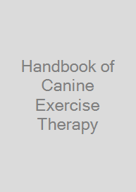 Cover Handbook of Canine Exercise Therapy