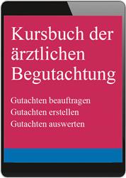 Cover Kursbuch der ärztlichen Begutachtung online (Online-Datenbank)