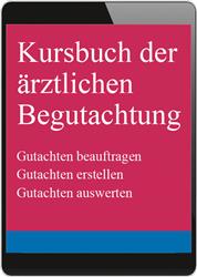 Cover Kursbuch der ärztlichen Begutachtung online (Online-Datenbank)